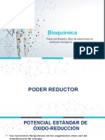 Potencial Redox y Flujo Electrones - Sistemas Biológicos