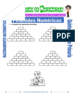 Actividades de Piramides Numericas para Quinto de Primaria