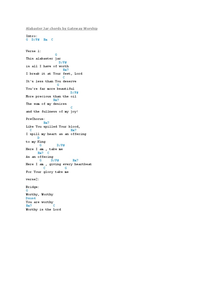 Alabaster Jar Chords PDF Afterlife Mythological Cosmologies