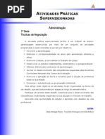ATPS - Técnicas de Negociação