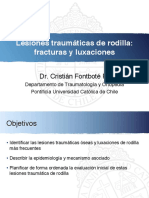 Lesiones Traumáticas de Rodilla - Fracturas y Luxaciones Presentación