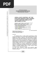 Open Loop Control of The Five Axis Missile and Target Flight Motion Simulator Implementation