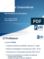 Finanças Corporativas - 00 Apresentação