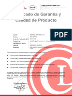 Certificado Garantia