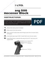 Mossberg 500 Receiver Block: Instructions