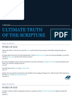 Word of God, Ultimate Truth of The Scripture - 24072020 - Bible Study