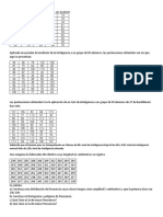 Ejercicios de Estadistica