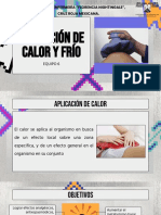 Aplicación Calor y Frio, Ambulación