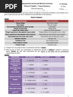 Ficha traços humanos