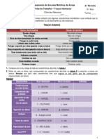 Ficha Traços Humanos