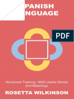 Wilkinson Rosetta Spanish Language Advanced Training 3000 Us
