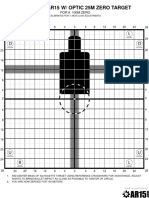 Improved AR15 Optic Target 100M