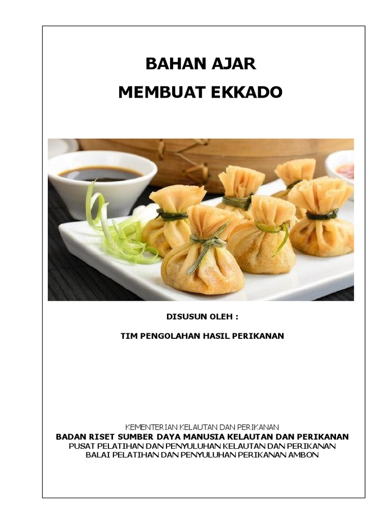 Panduan Pembuatan Ekkado Ikan | PDF