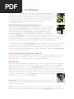 Microscopic Fiber Identification Guide | PDF | Textiles | Yarn