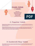 Akidah Akhlak - Kelompok 6