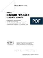 ASME Steam Tables Compact Edition Crtd