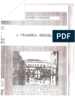 Edgard Carone - A Primeira Republica-Difusão Européia Do Livro