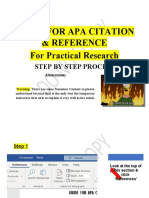 For Dummies - APA Citation & Reference Pic Guide