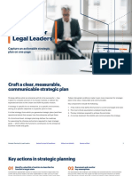 Strategic Planning For Legal Leaders: Capture An Actionable Strategic Plan On One Page