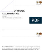 CLASE 8 CORRIENTE,RESISTENCIA Y FUERZA ELECTROMOTRIZ