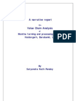 Value Chain Analysis-Mentha Farming &amp Processing Development Programme