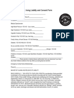 Crossfit N. Irving Liability and Consent Form