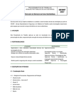 Procedimentos de segurança para trabalhos em caixas subterrâneas