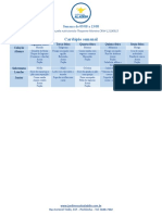 Cardápio Semanal Agosto 2 - 21