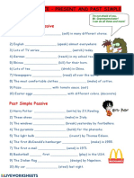 Passive Voice - Present and Past Simple