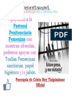 Programa Fiesta Patronal-Pastoral Penitenciaria