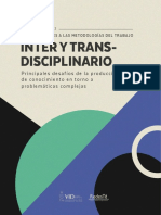 Desafíos y enfoques metodológicos del trabajo inter y transdisciplinario