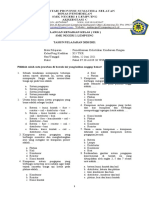 Soal Kelas 11 TKR 1 Pemeliharaan Kelistrikan Kendaraan Ringan Genap