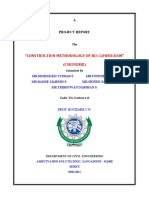 "Construction Methodology of RCC Lower Dam" (Chondhe)