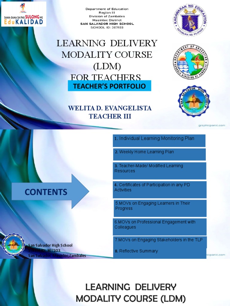 LDM Course Portfolio for Teachers | PDF | Learning | Applied Psychology