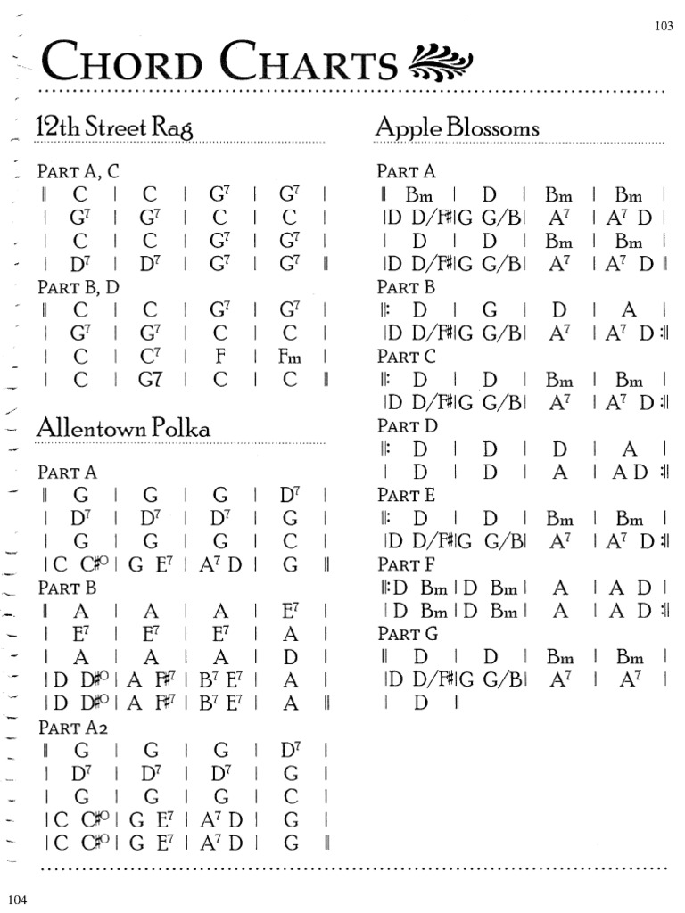 Championship Fiddle Chords PDF