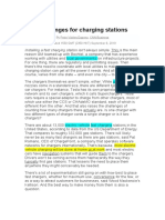 Challenges For Charging Stations