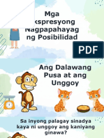Filipino 7 - Mga Ekspresyong Nagpapahayag NG Posibilidad