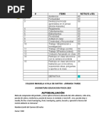 Autoevaluacion 11º Edufisica