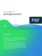 Intelligent Photogrammetry: Agisoft