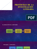 Protocolo de La Investigación Literaria