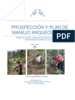 Prospeccion Arqeuologica El Rosal Medell