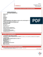 Safety Data Sheet: According To 1907/2006/ EEC/ Article 31