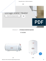 Storage Water Heater - JOVEN Home Appliances