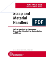 ASME B30.25 (2018) Scrap and Material Handlers
