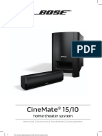 Bose Cinemate 15 Manual