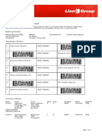 Lion Air Eticket Itinerary / Receipt: Muktiansah/Daffa MR