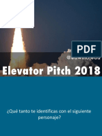 Elevator Pitch AE 2018