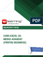 Curs Excel Mediu Avansat Pentru Business