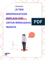 Handout Women Will IWD - Tips Dan Trik Meningkatkan Percayakhilhihhhk Diri Untuk Wirausahawan Wanita