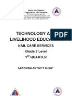 LAS of Grade 9 Nail Care Services